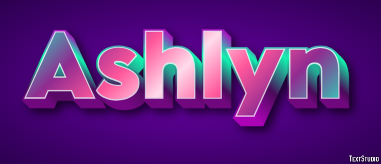 Ashlyn Effet de Texte