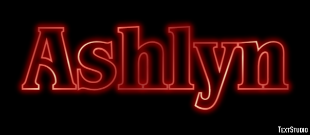 Ashlyn Effet de Texte