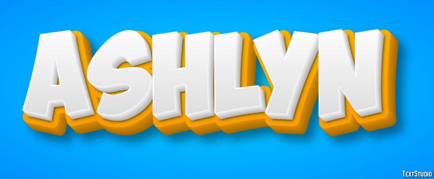Ashlyn Effet de Texte