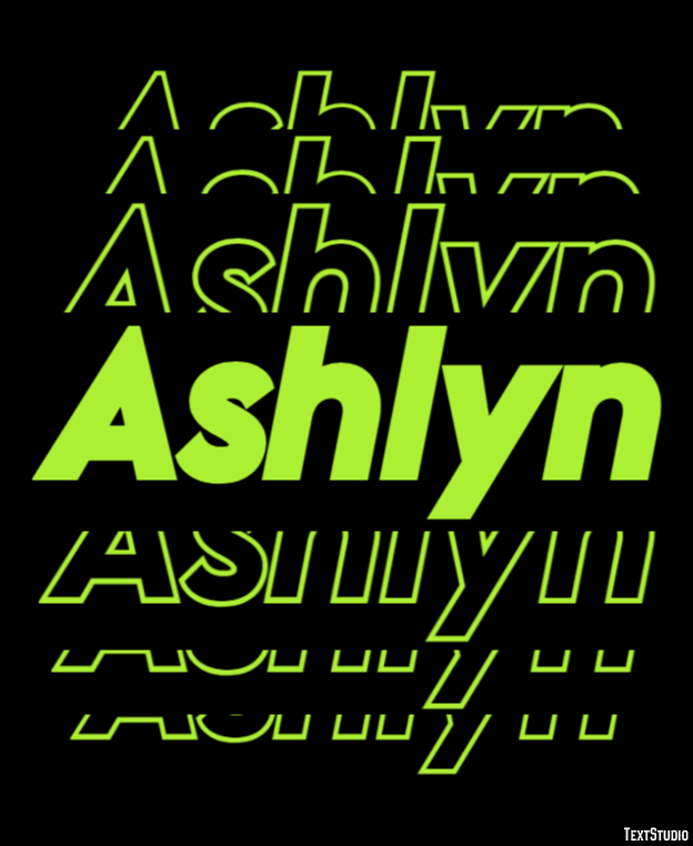Ashlyn Text Effect