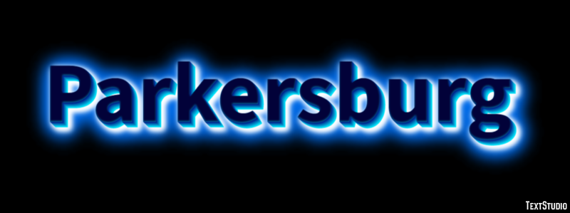 Parkersburg テキスト効果