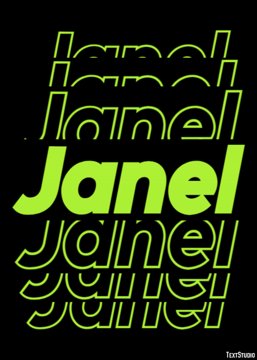 Janel Text Effect