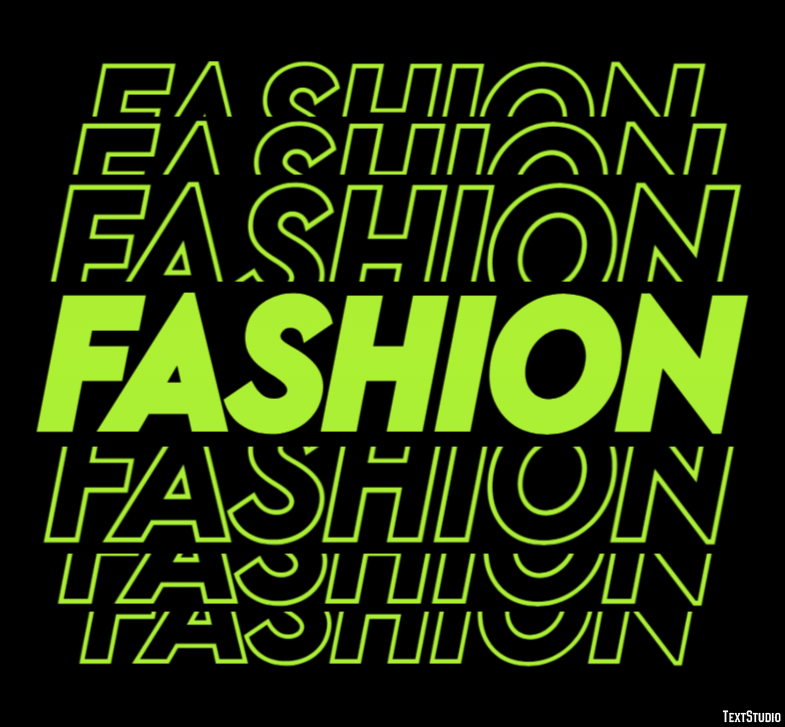 Fashion テキスト効果