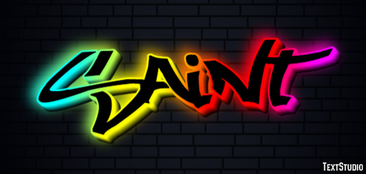 Saint Text Effect