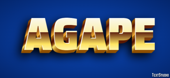 Agape Text Effect