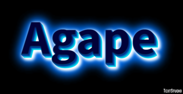 Agape Efekt tekstowy