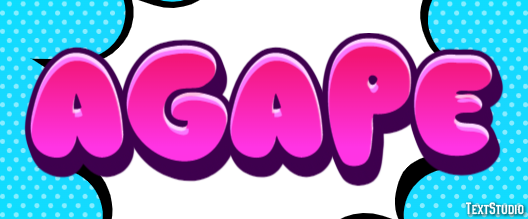 Agape Text Effect