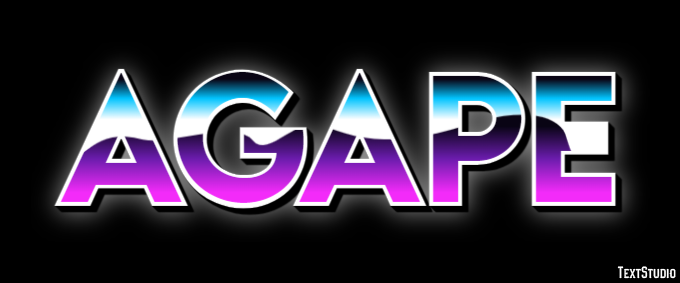 Agape Text Effect