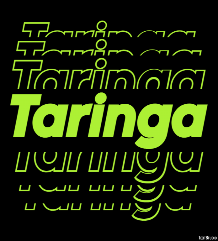 Taringa Text Effect