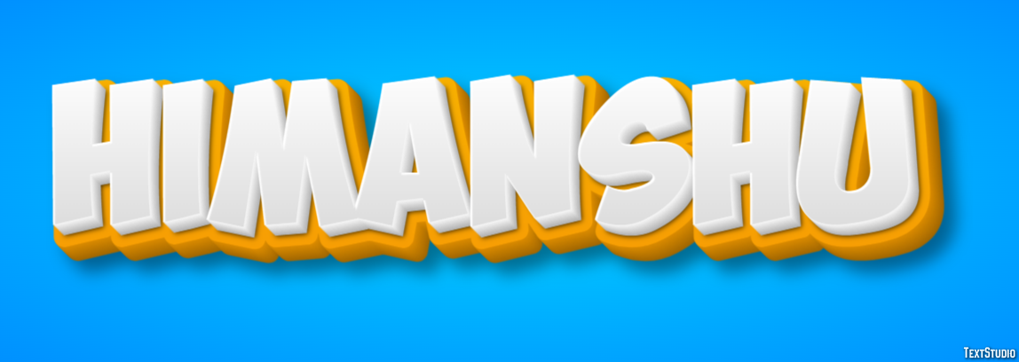 Himanshu Text Effect