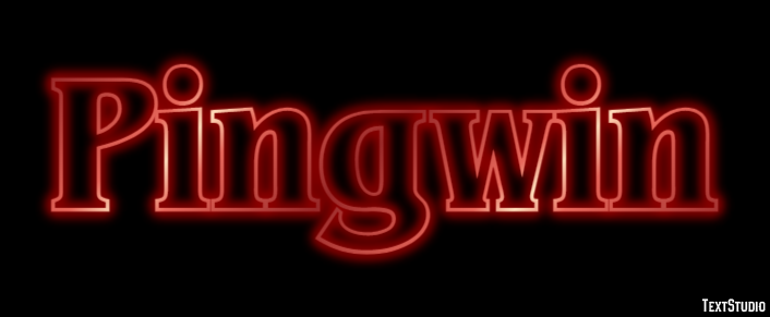 Pingwin Efekt tekstowy
