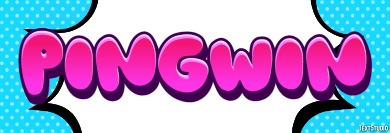 Pingwin Efekt tekstowy