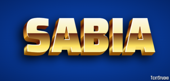 Sabia Effetto testo