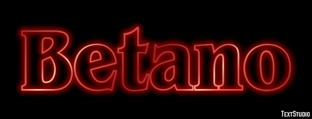 Betano Efecto de Texto