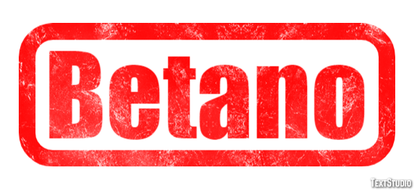 Betano Efekt tekstowy