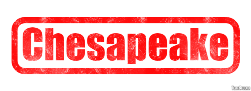 Chesapeake Tekst Effect