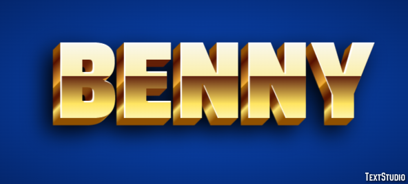 Benny Texteffekt