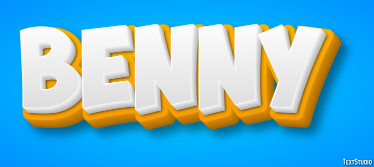 Benny Texteffekt