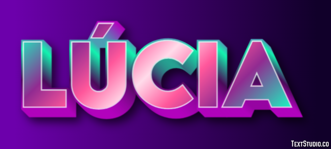 Lúcia テキスト効果