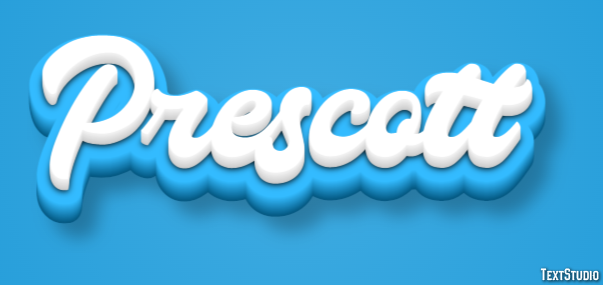 Prescott Text Effect