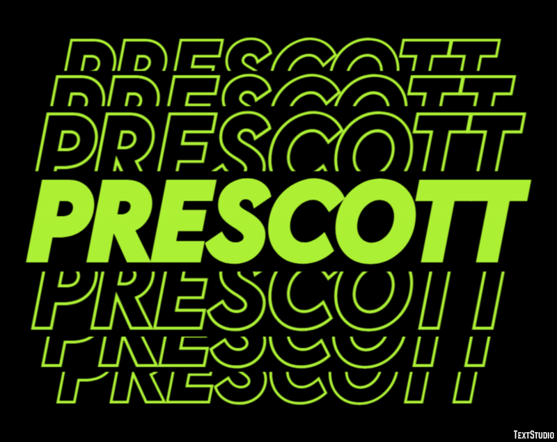 Prescott Efekt tekstowy