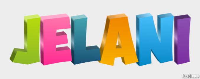 Jelani Efecto de Texto