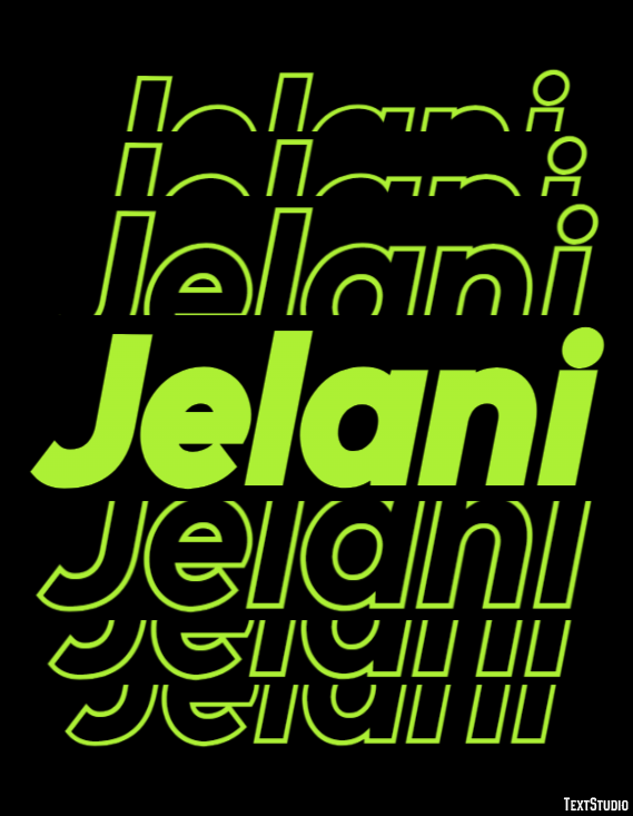 Jelani Efekt tekstowy