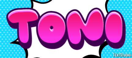 Toni Text effect