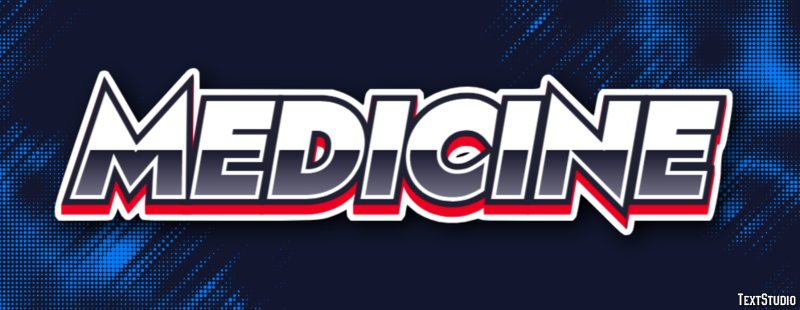 Medicine Эффект текста