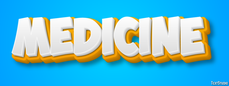 Medicine Text effect