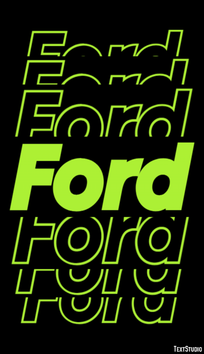 Ford Text Effect