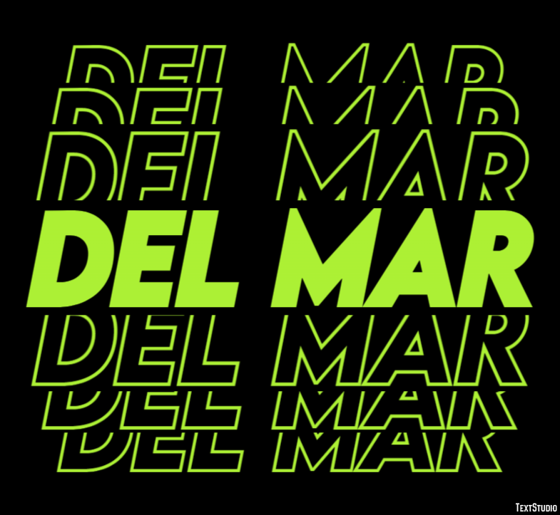 Del Mar Efekt tekstowy