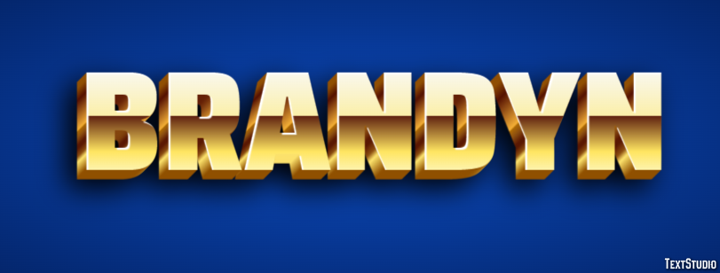 Brandyn Text effect