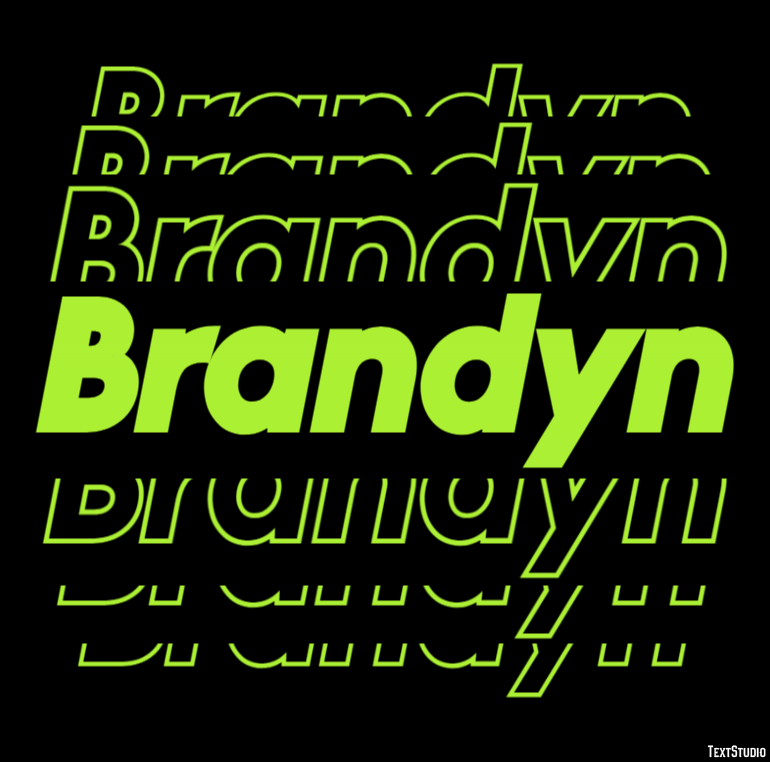 Brandyn Efeito de texto