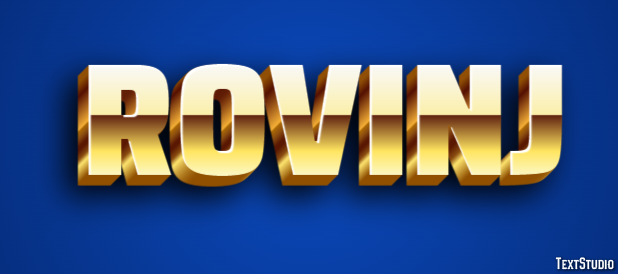 Rovinj Text Effect
