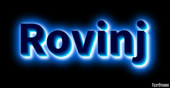 Rovinj Efekt tekstowy
