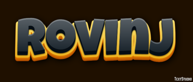 Rovinj Text Effect