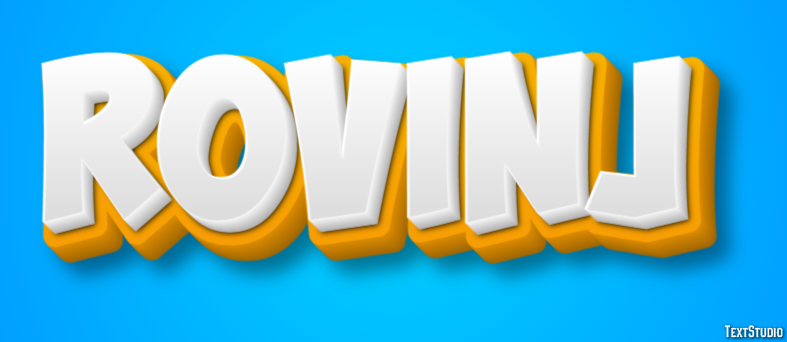 Rovinj Text Effect