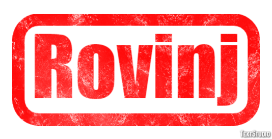 Rovinj Efekt tekstowy