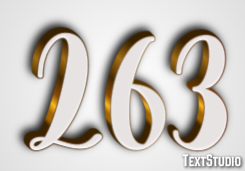 263 Text effect