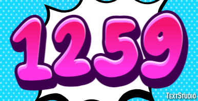1259 Эффект текста
