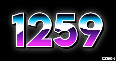 1259 Текстовый эффект