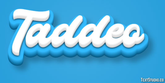 Taddeo Effetto testo
