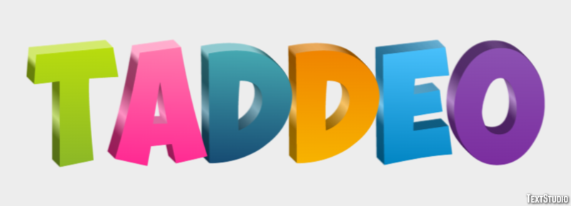 Taddeo Effetto testo