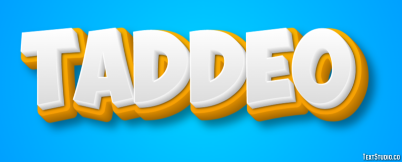 Taddeo Effetto testo