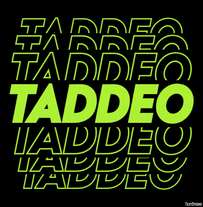 Taddeo Effetto testo