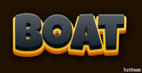Boat Texteffekt