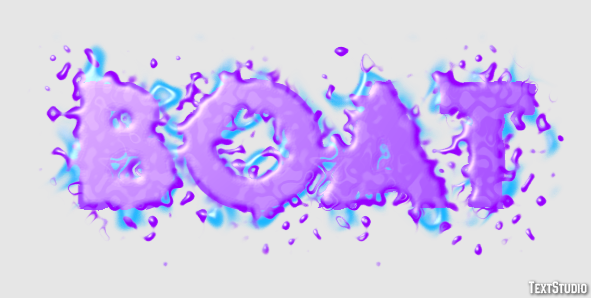 Boat Text Effect