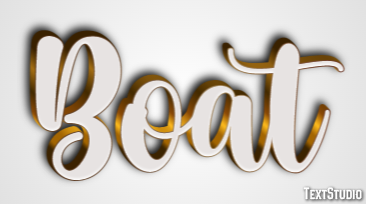 Boat Texteffekt