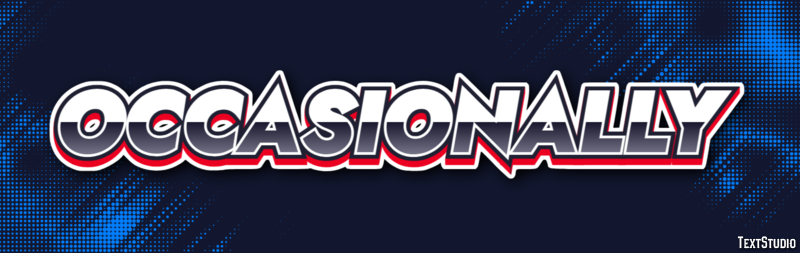 Occasionally Text Effect